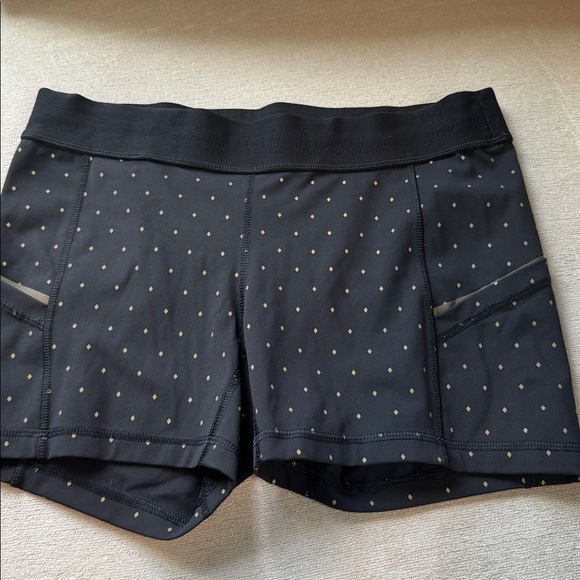 Lululemon What The Sport Mini Biker Short Night Fall Black Multi Size 10 - Picture 9 of 13